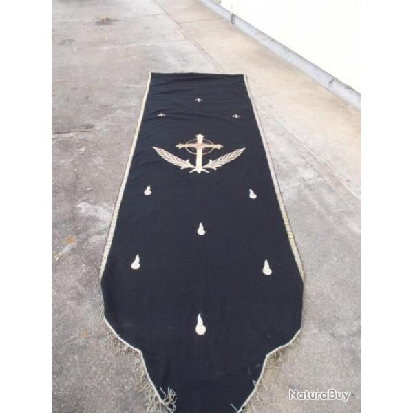 RARE !!!!  Drap mortuaire de pavoisement    ww1