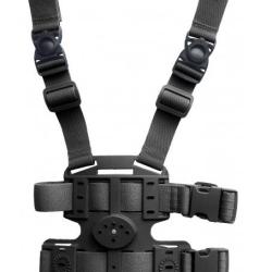 Plaque de cuisse 2 sangles 8K18 noire - VEGA HOLSTER