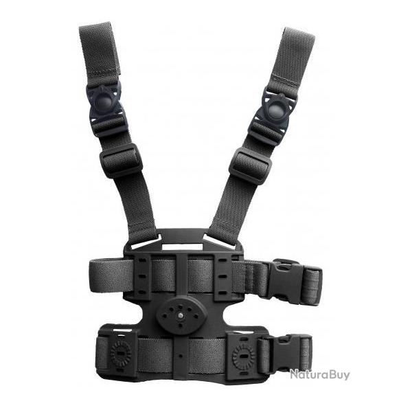 Plaque de cuisse 2 sangles 8K18 noire - VEGA HOLSTER