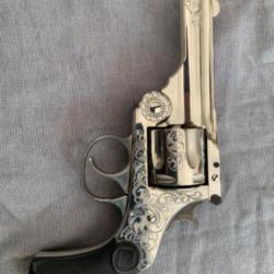 REVOLVER HARRINGTON RICHARDSON DOUBLE ACTION cal . 38SW Long , &Eacute;TAT NEUF, Cat D, vente libre !