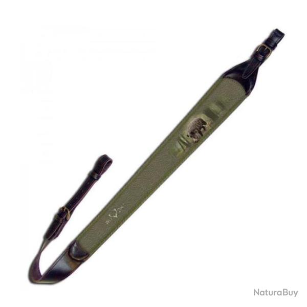 WILD ZONE - CEINTURE EN CUIR NOPRNE 98CM (SANGLIER)