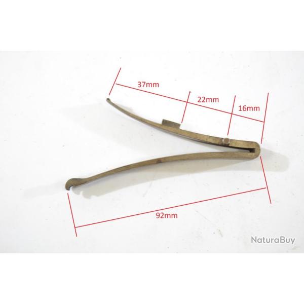 Grand ressort de platine pour arme ancienne, fusil poudre noire, chasse. Armurier, r�paration (C)