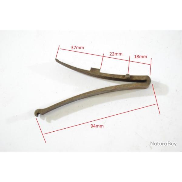 Grand ressort de platine pour arme ancienne, fusil poudre noire, chasse. Armurier, r�paration (E)