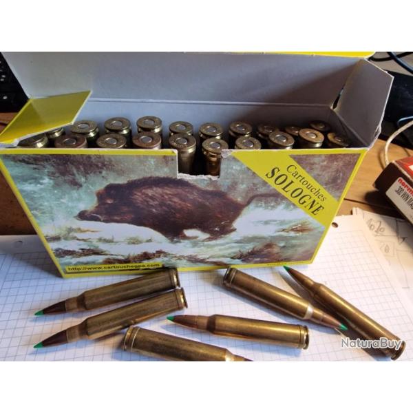 Lot de 26 balles 300 wm nosler Tip