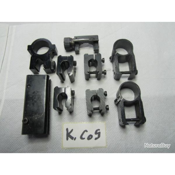 LOT DE SUPPORT DE LUNETTE DE TIR - KC09