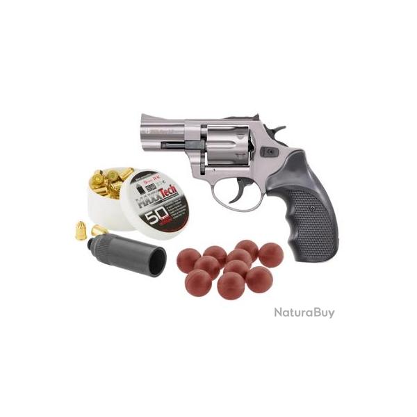 Pack d�fense REVOLVER VIPER 2.5'' + Munitions - Fum� 9MM R