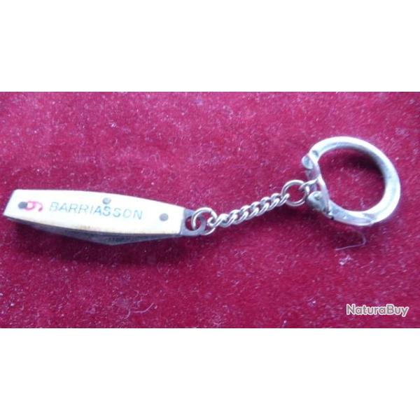 PORTE CLE ANCIEN COUTEAU PUBLICITAIRE BARRIASSON