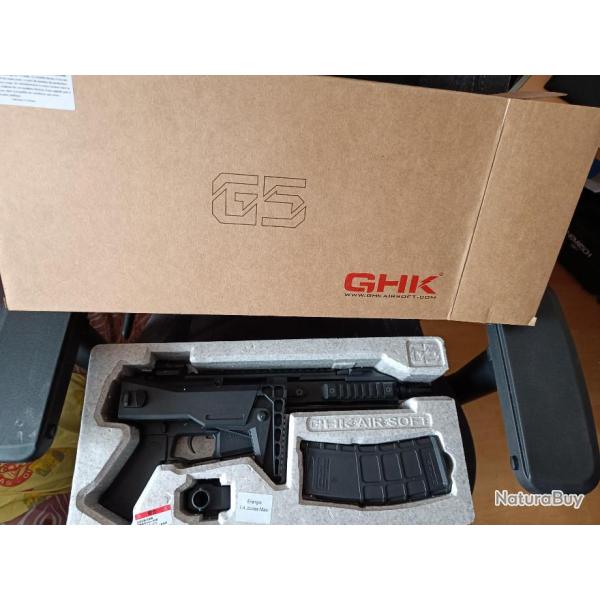 R�plique GHK G5 Blowback Noir GBBR