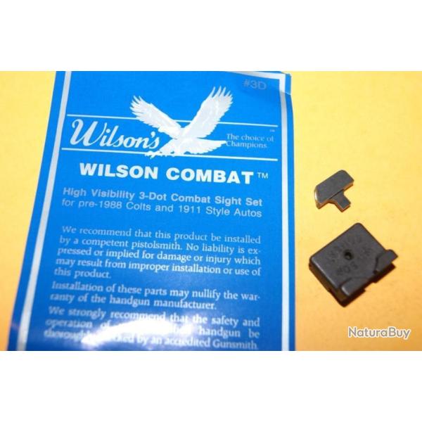 lot hausse + guidon WILSON COLT 1911 avant 1988 - VENDU PAR JEPERCUTE (bs8a7)