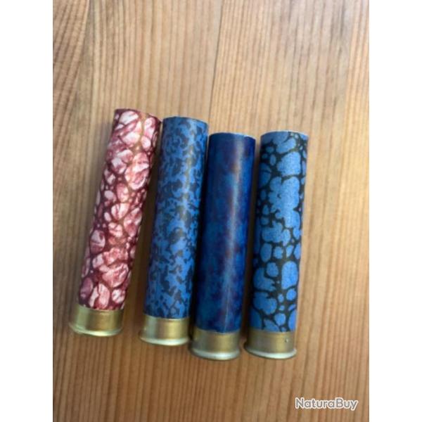 Douilles Manufrance 14 mm marbr�es rare