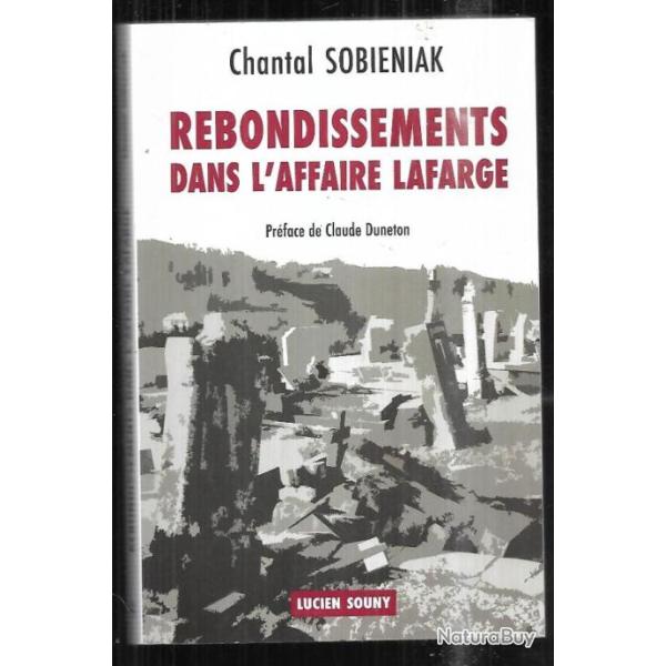 rebondissement dans l'affaire lafarge (1840) de chantal sobieniak