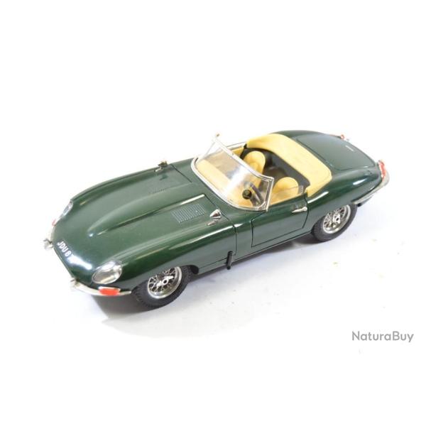 Voiture miniature Burago Jaguar type E 1961 cabriolet 1/18 1:18 JDU877