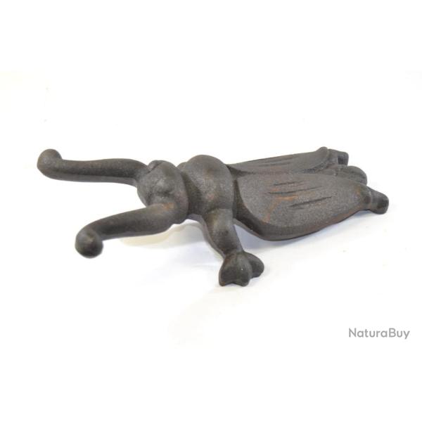 Tire botte en fonte, ann�es 1960- 1980. Forme scarab�e Fonte Ardennaise. D�co maison de chasse