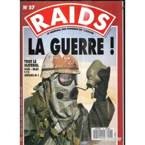 Raids 57 �puis� �diteur, d�ploiement us dans le golfe, d�fenses de saddam au koweit, orgues oncle sa