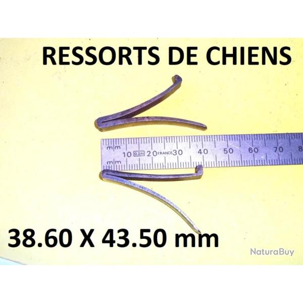 paire ressorts de chiens fusil JUXTAPOSE HAMMERLESS - VENDU PAR JEPERCUTE (SZA472)