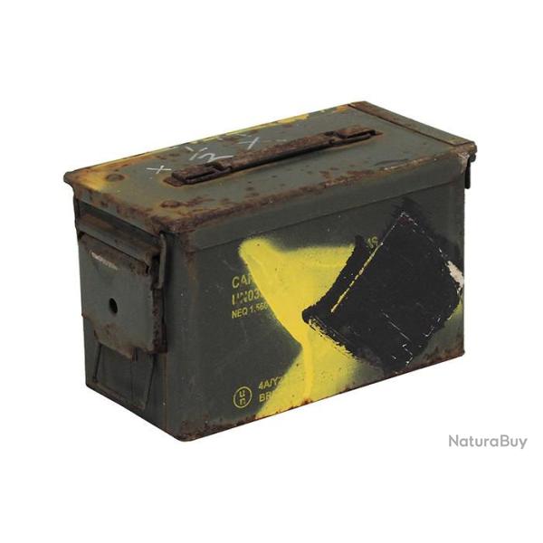 CAISSE A MUNITIONS D'ORIGINE CAL. 50 / 5.56 BRITISH ARMY