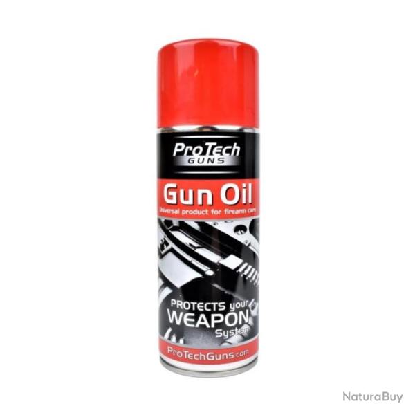 Huile pour Arme � Feu Carabine Fusil Pistolet Gun Oil ProTech Guns 400 Ml