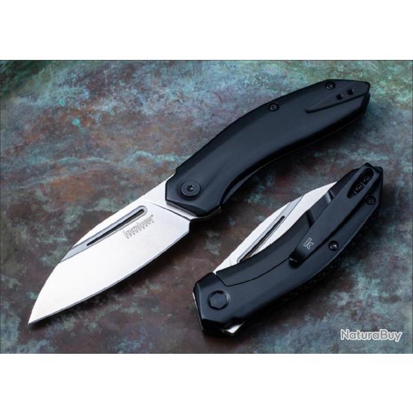 Couteau Kershaw Turismo A/O Lame Acier D2 Manche Acier KIVT Framelock Clip KS5505X