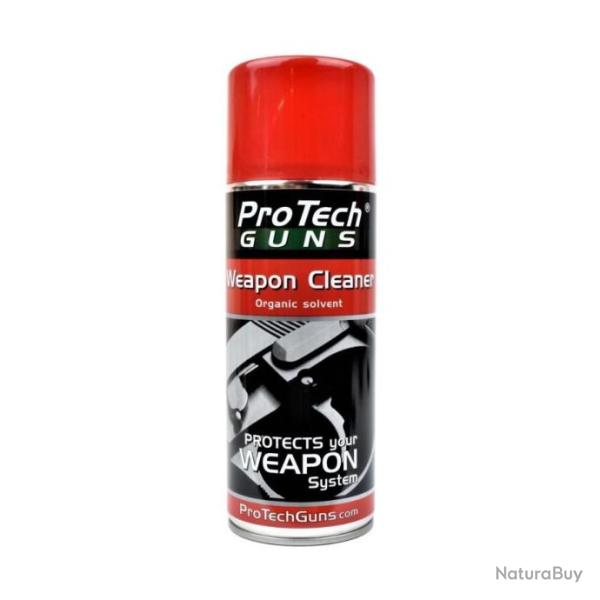 Huile D�graissante pour Arme � Feu Carabine Fusil Pistolet Weapon Cleaner ProTech Guns 400 Ml