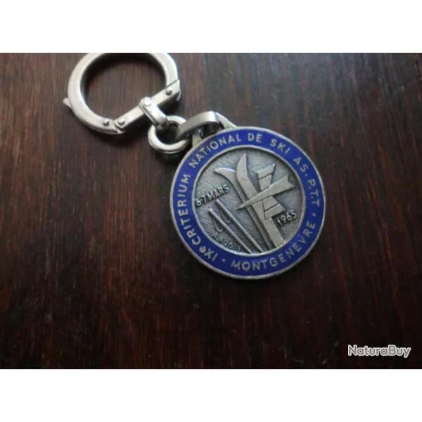 porte cl�  criterium national de ski A S P T T  MONTGENEVRE  1965