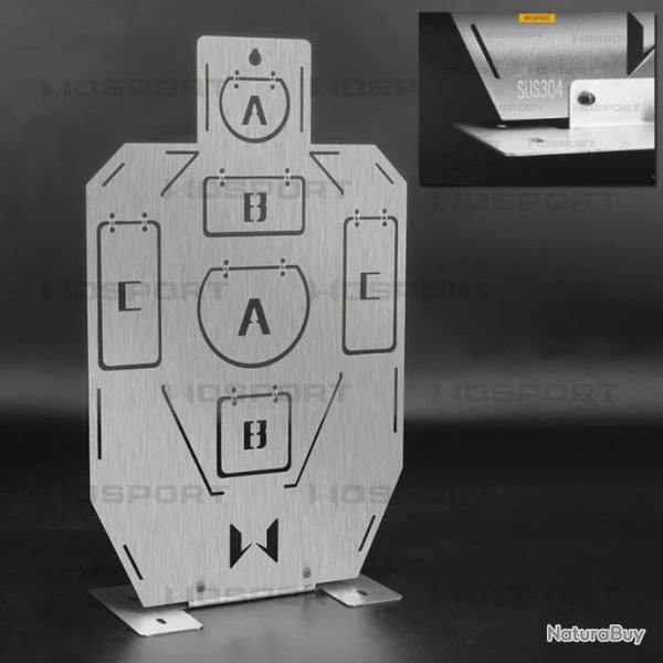 Cibles de Tir TG21SL en Acier pour Lance Pierre Fronde Catapulte Slingshot