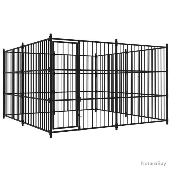 Chenil ext�rieur cage enclos parc animaux chien d'ext�rieur pour chiens 300 x 300 x 185 cm 02_00003