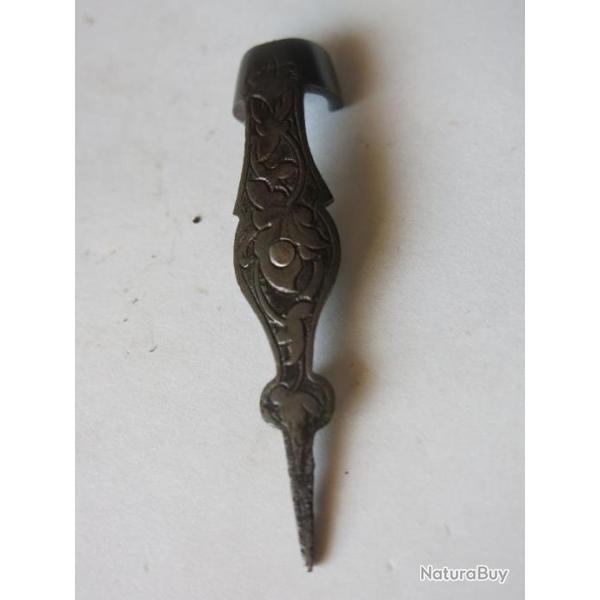 VENDU PAR CUIRASSIER11 ENTREE DE BAGUETTE     POUR FUSIL A CHEMINEES ANCIEN