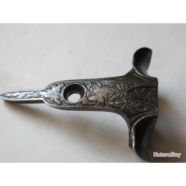 VENDU PAR CUIRASSIER11 SOCLE RECEPTION DES CANONS      POUR FUSIL A CHEMINEES ANCIEN