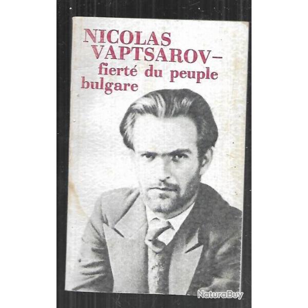 nicolas vaptsarov fiert� du peuple bulgare format poche parti communiste bulgare