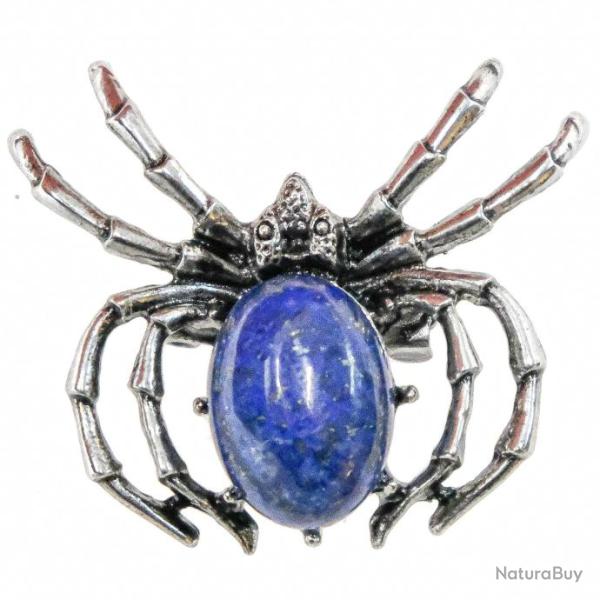 Broche araign�e avec lapis-lazuli