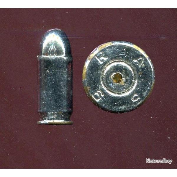.45 ACP - RARE cartouche Comm�morative National Match Camp Perry - inerte nickel�e - marquage R A 69