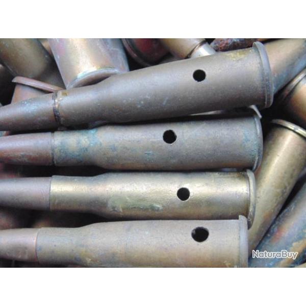 1 balle (1 vente) neutralis�e perc�e percut�e 8x50R 8mm Lebel Berthier 8 mm mousqueton fusil ww1 ww2