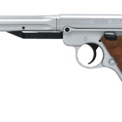 Pistolet &agrave; air comprim&eacute; Ruger Mark IV stainless cal. 4.5mm