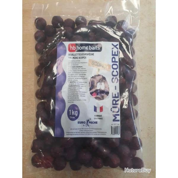 BOUILLETTE HB HOME BAITS 1KG Mure - scopex (violette)