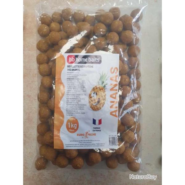 BOUILLETTE HB HOME BAITS 10KG Ananas (jaune)
