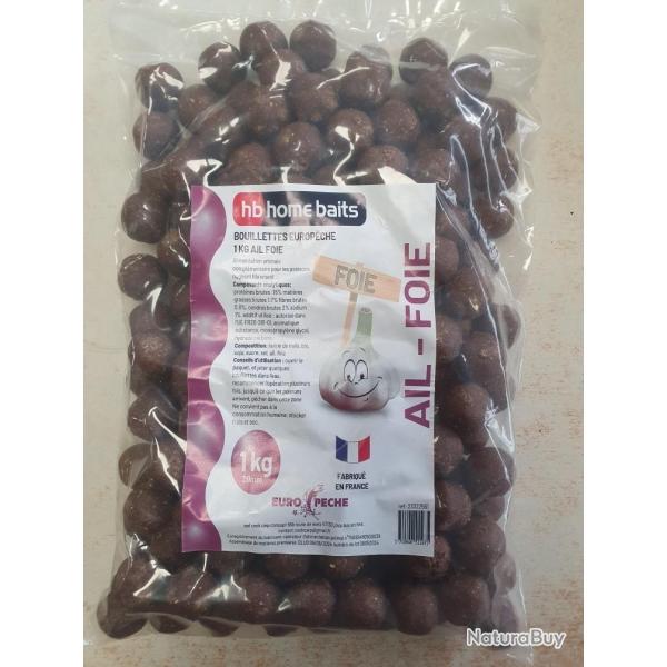 BOUILLETTE HB HOME BAITS 10KG Ail - foie (marron clair)
