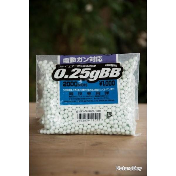 Lot de 11 500 Billes 0,25gr 6mm