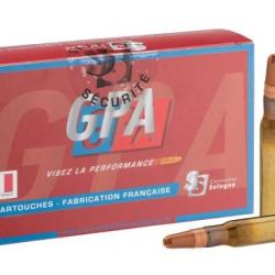 Munitions SOLOGNE calibre 30-06 GPA 148gr - 9.6g x20