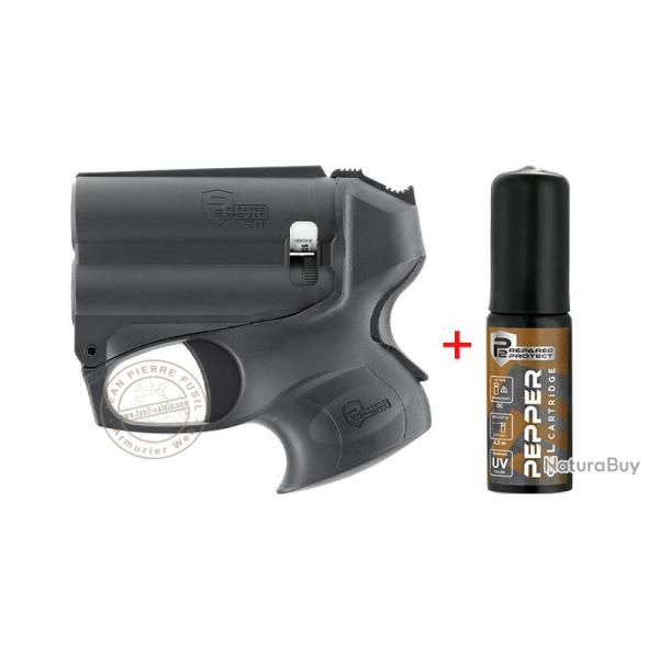 P2P - Pistolet de d�fense au poivre PGS II + lampe