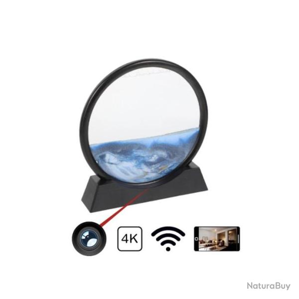 D�coration Sablier cam�ra Ultra HD 4K WiFi avec d�tection de mouvement