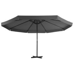 Parasol avec base portable diam&egrave;tre 5 m anthracite 02_0008041