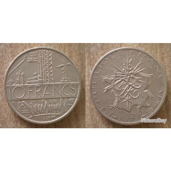 France 10 Francs 1978 Industrie Electrique Piece Mathieu Franc Frs Frc Frcs