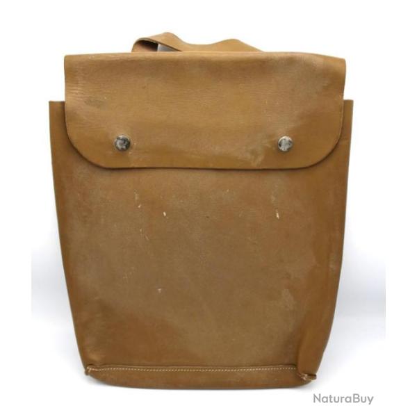 Porte documents de l'arme franaise en cuir marron