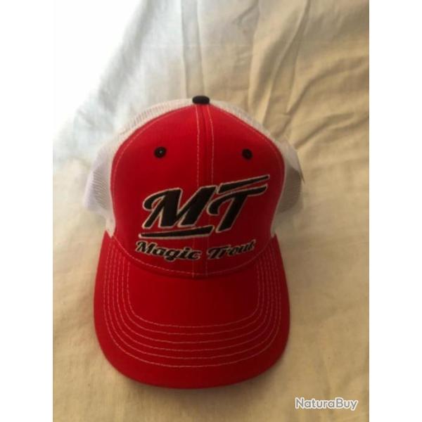 1 casquette magic trout rouge  p�che