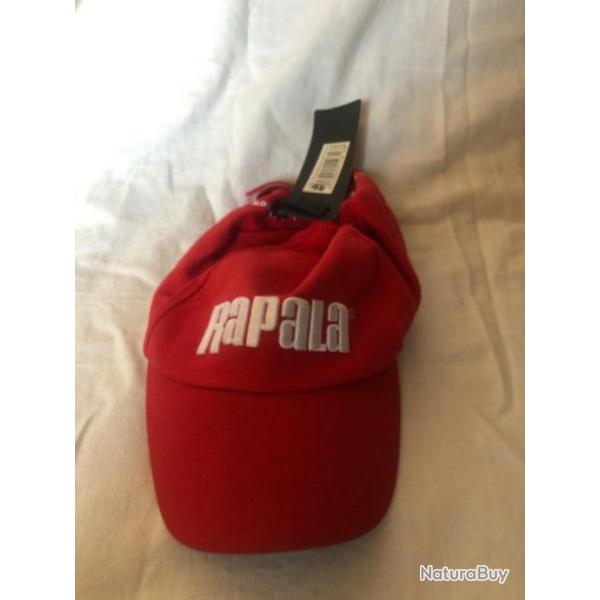 1 casquette Rapala rouge  p�che