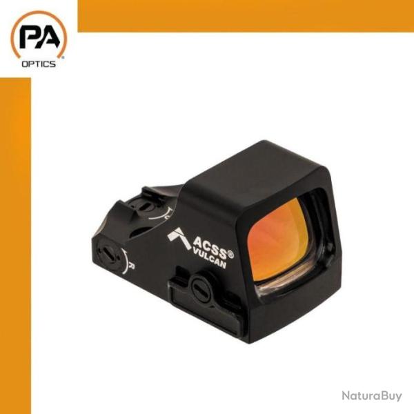 Holosun by primary 507k X2 vulcan - R�ticule : vert - Bouton +/- et Panneau solaire