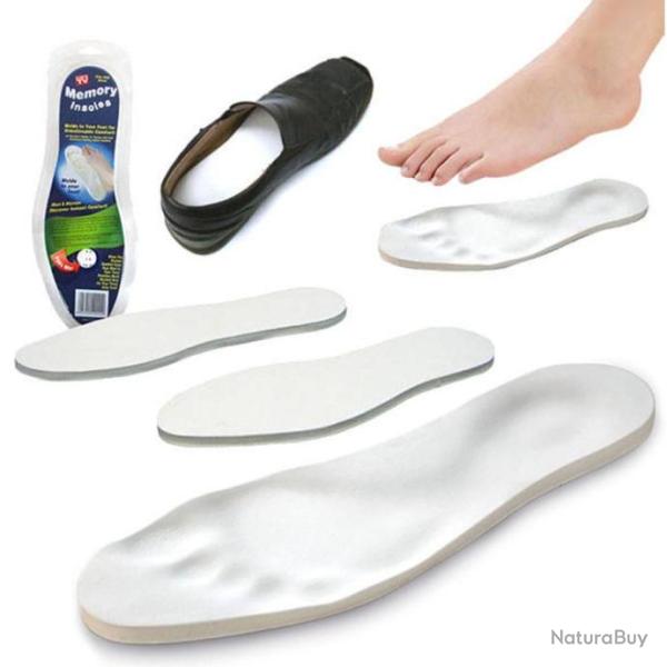 Paire de Semelles Orthop�diques en Mousse � M�moire de Forme