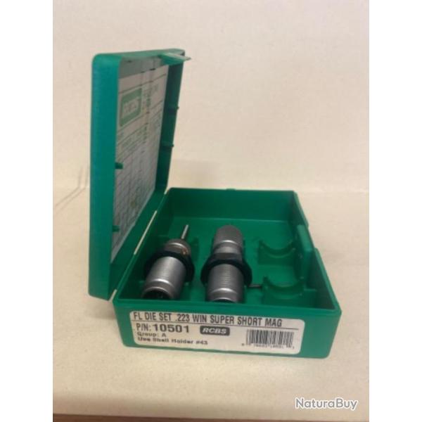 RCBS jeu d'outil calibre 223 win super short mag