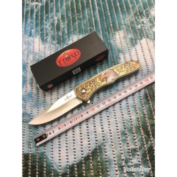 Couteau de poche 3D aigle