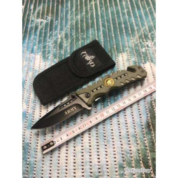 Couteau mod�le army ABS KAKI
